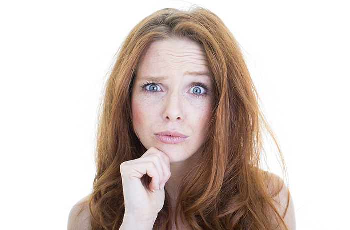 Ich gehe doch regelmäßig zur Vorsorge, warum habe ich ein Krebsrisiko?
Junge Frau ist überrascht und skeptisch?